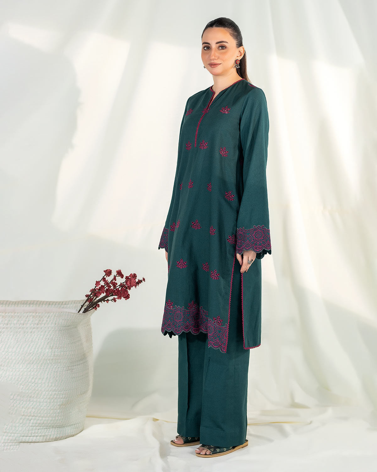 Zevk | Winter Flavour | LIME -  Zevk Ladies Clothes - Original Designer Dress - House of Maryam