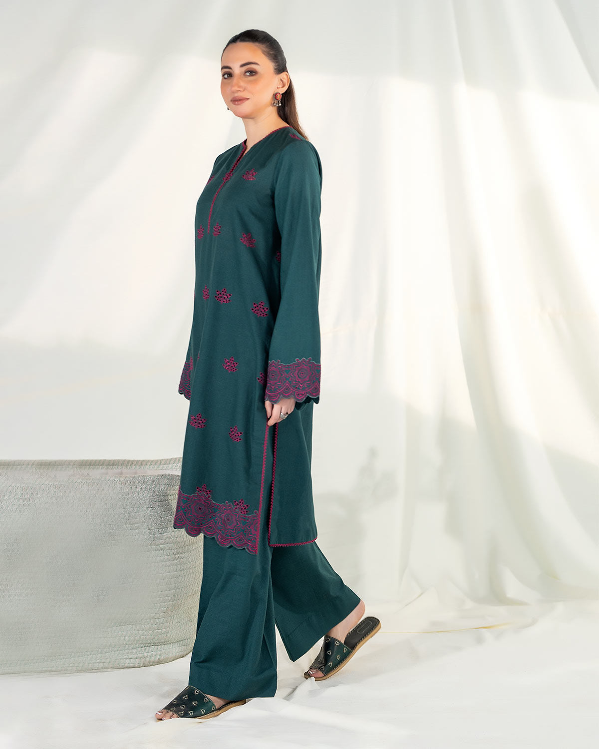 Zevk | Winter Flavour | LIME -  Zevk Ladies Clothes - Original Designer Dress - House of Maryam