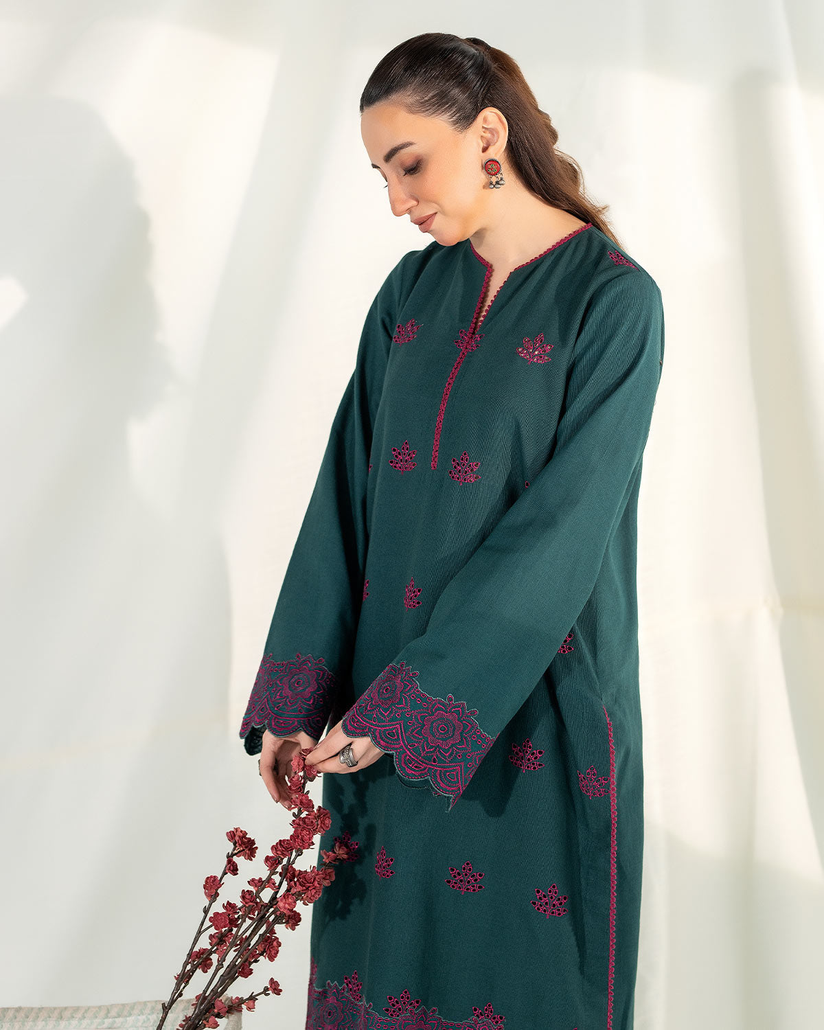 Zevk | Winter Flavour | LIME -  Zevk Ladies Clothes - Original Designer Dress - House of Maryam