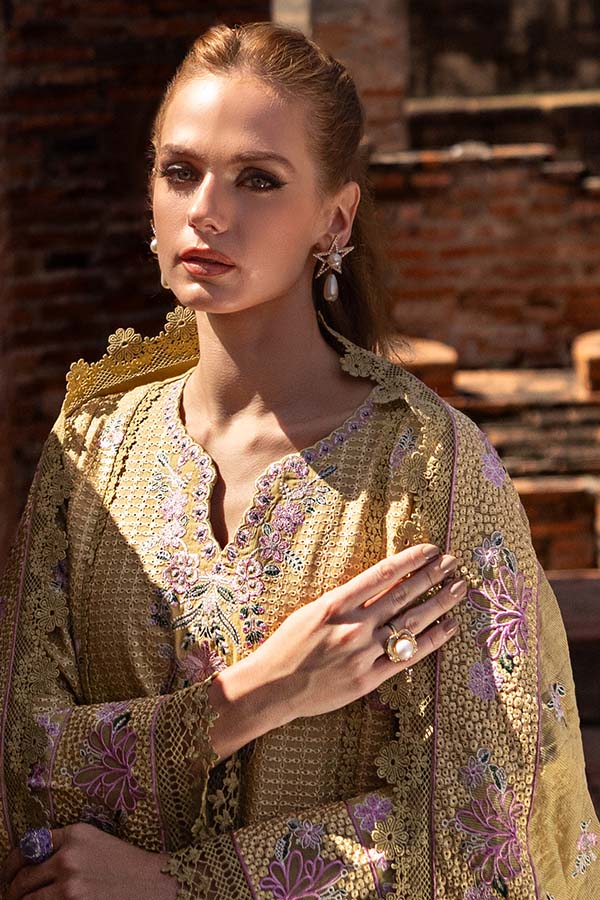 Saffron | Solace Winter Edit | Camille -  Saffron Ladies Clothes - Original Designer Dress - House of Maryam