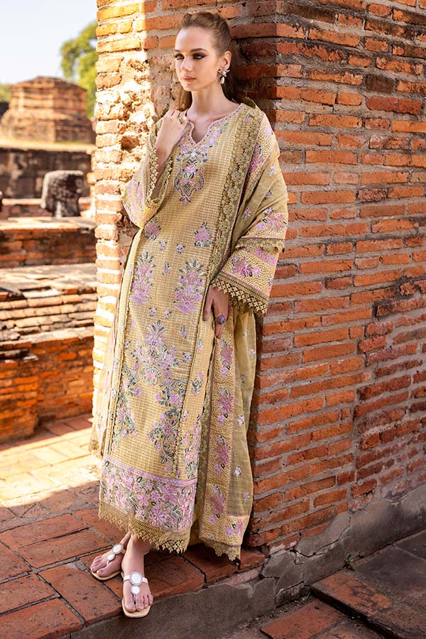 Saffron | Solace Winter Edit | Camille -  Saffron Ladies Clothes -  House of Maryam