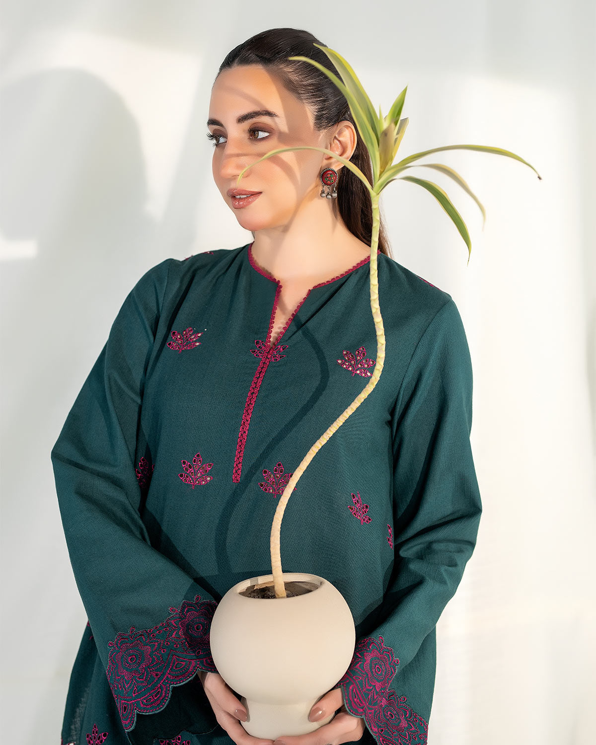 Zevk | Winter Flavour | LIME -  Zevk Ladies Clothes - Original Designer Dress - House of Maryam