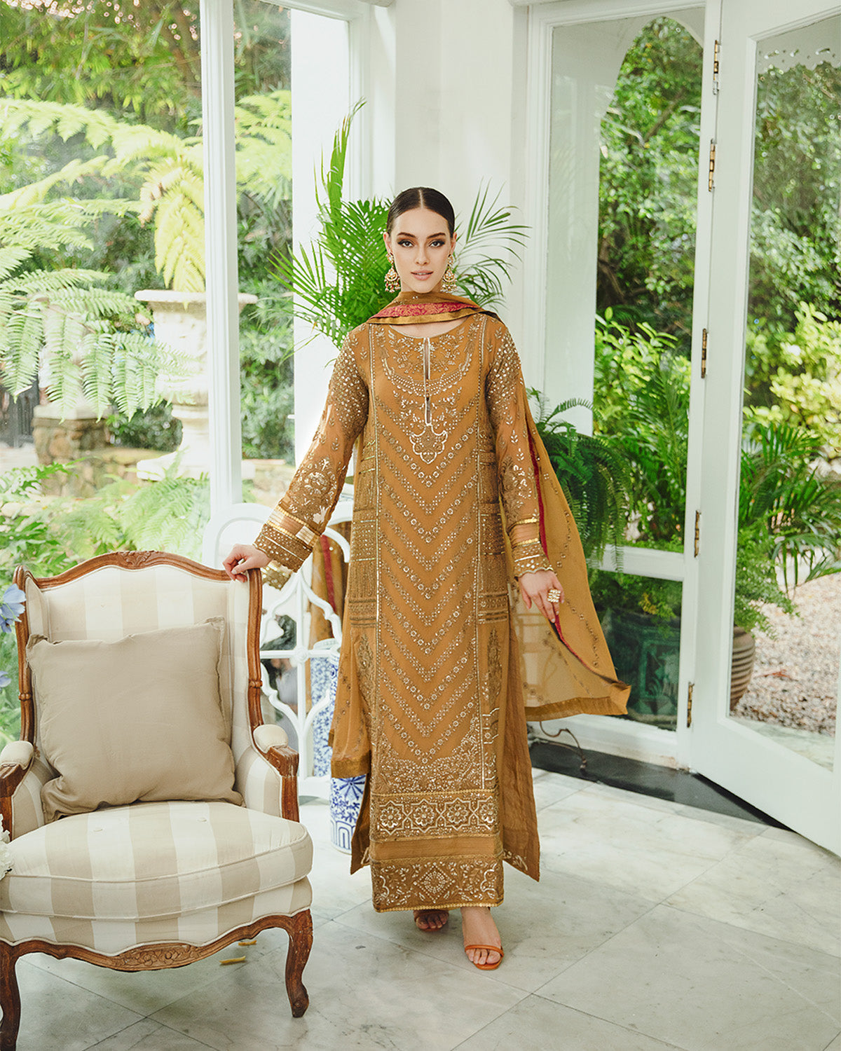 Maryum n Maria | Freesia Ariya Formals | SW23-508 - Dijon - Mahin -  Maryam N Maria Formal - Original Designer Dress - House of Maryam