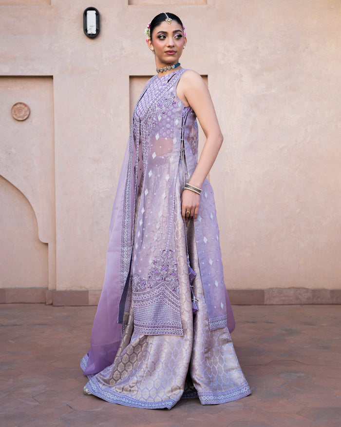 Laj by Lajwanti | Honey Belle Luxury Formals | Viola, image 2