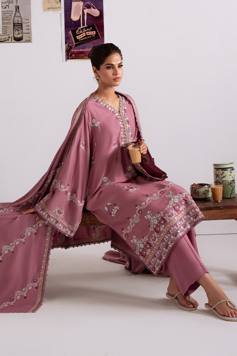 Cross Stitch | Khaddar Linen 25 | PETAL DUST-4