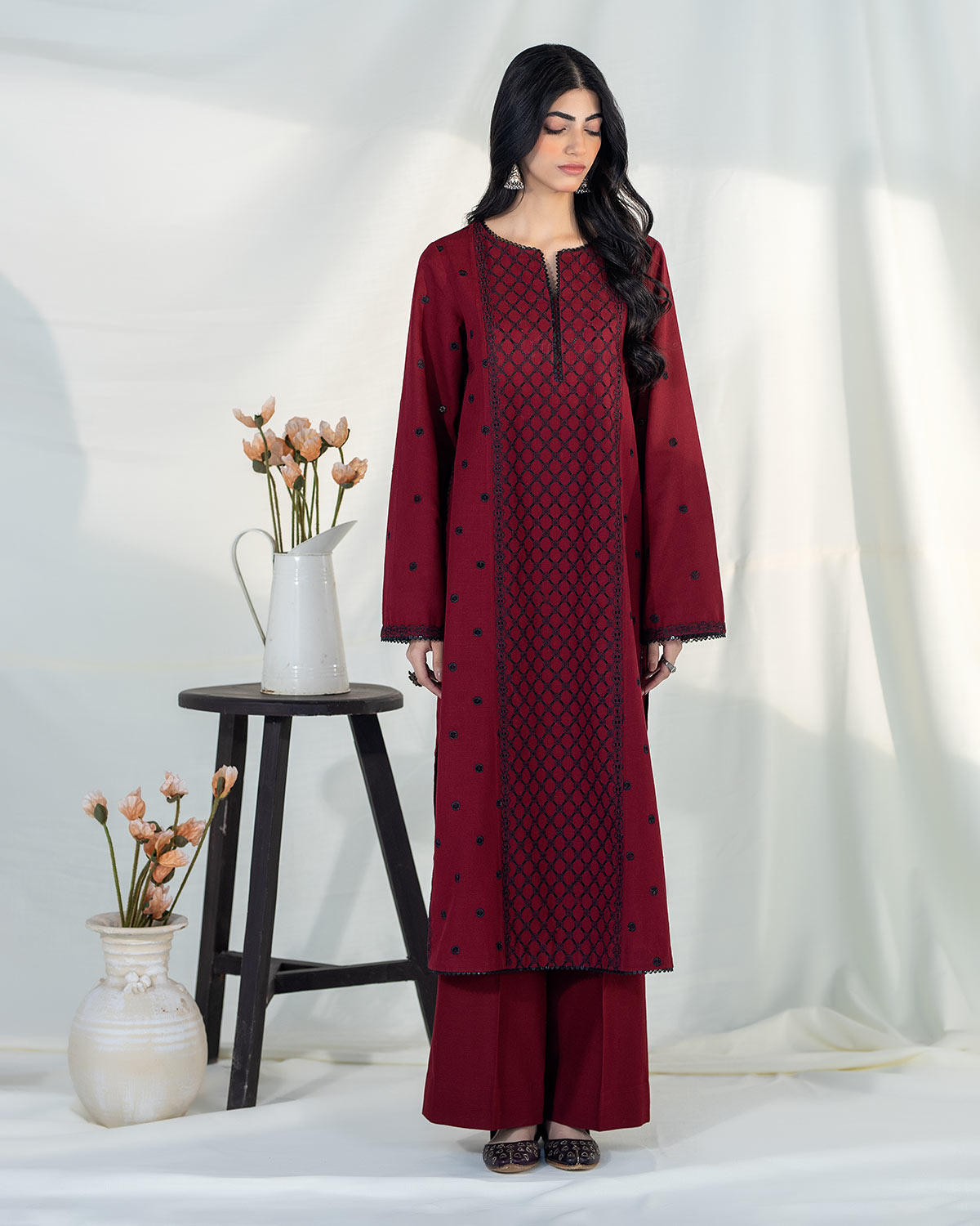 Zevk | Winter Flavour | RASPBERRY -  Zevk Ladies Clothes - Original Designer Dress - House of Maryam