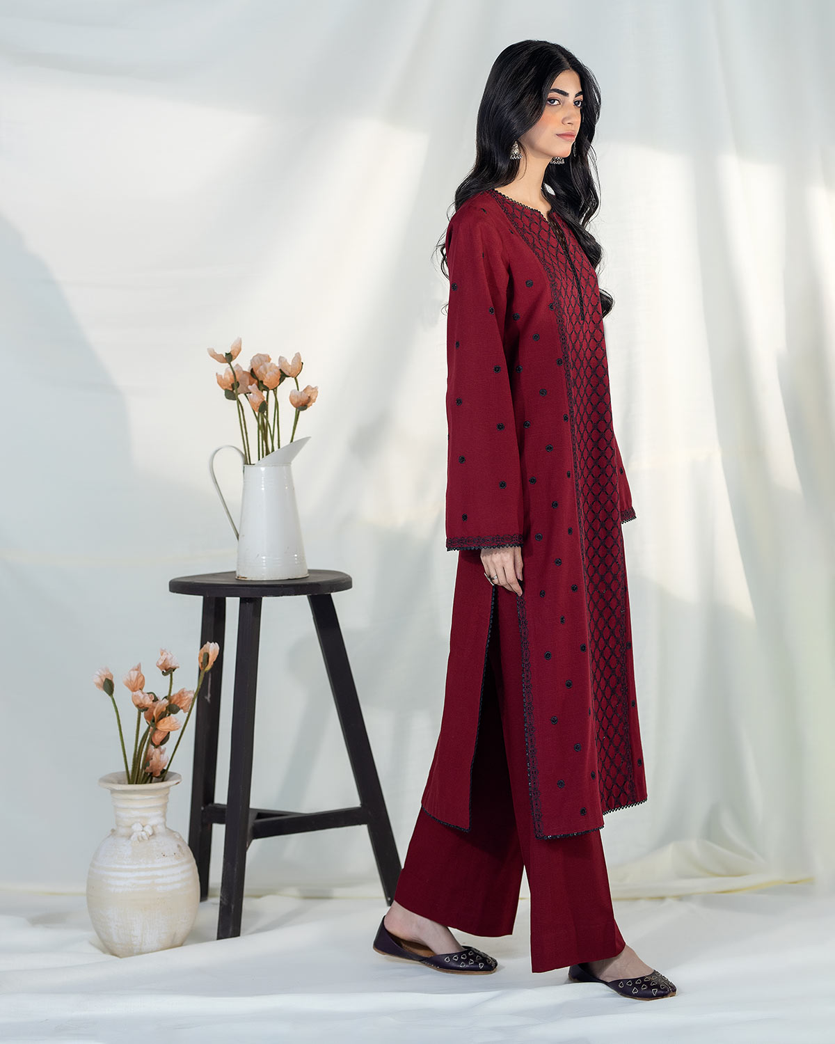 Zevk | Winter Flavour | RASPBERRY -  Zevk Ladies Clothes - Original Designer Dress - House of Maryam