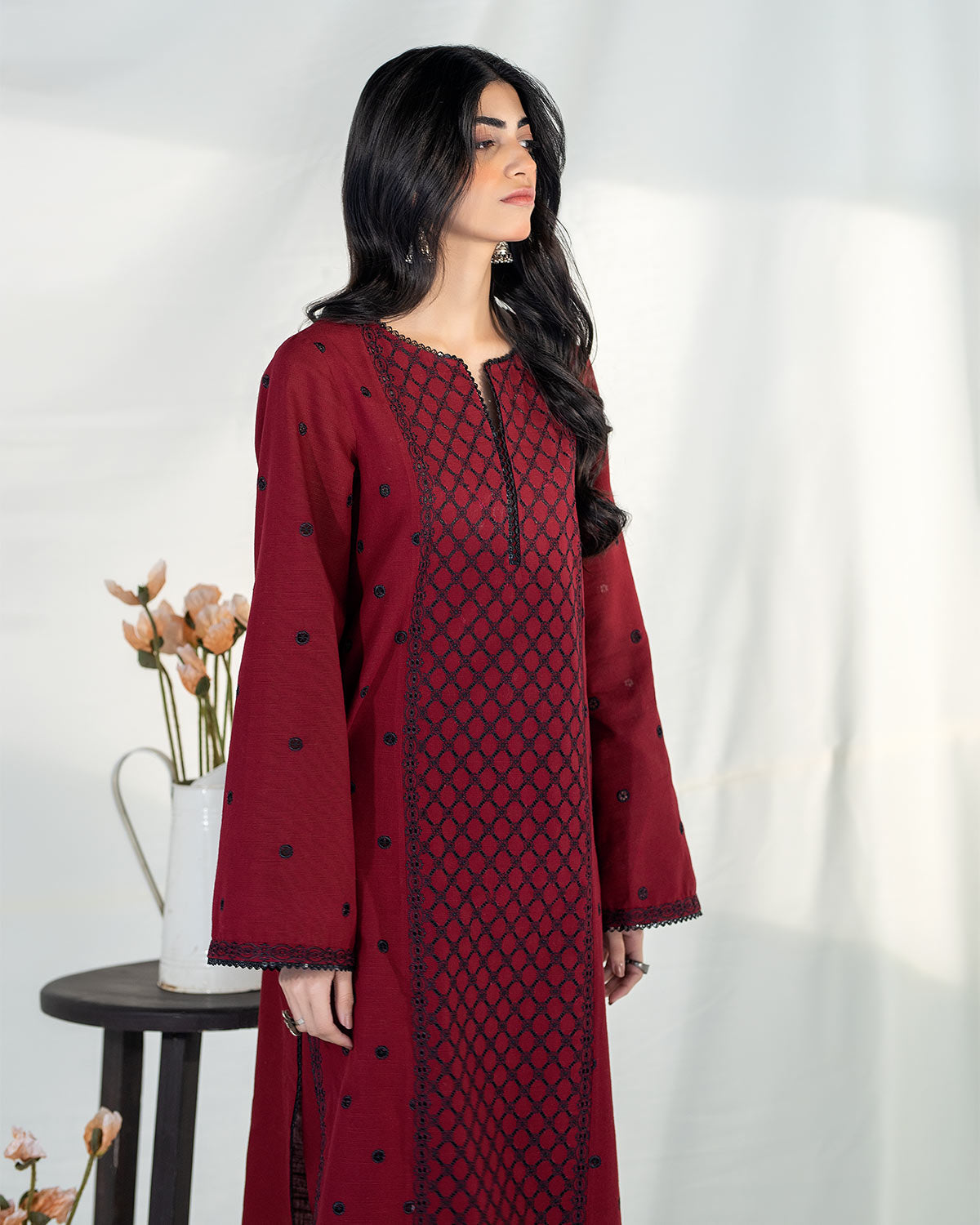 Zevk | Winter Flavour | RASPBERRY -  Zevk Ladies Clothes - Original Designer Dress - House of Maryam