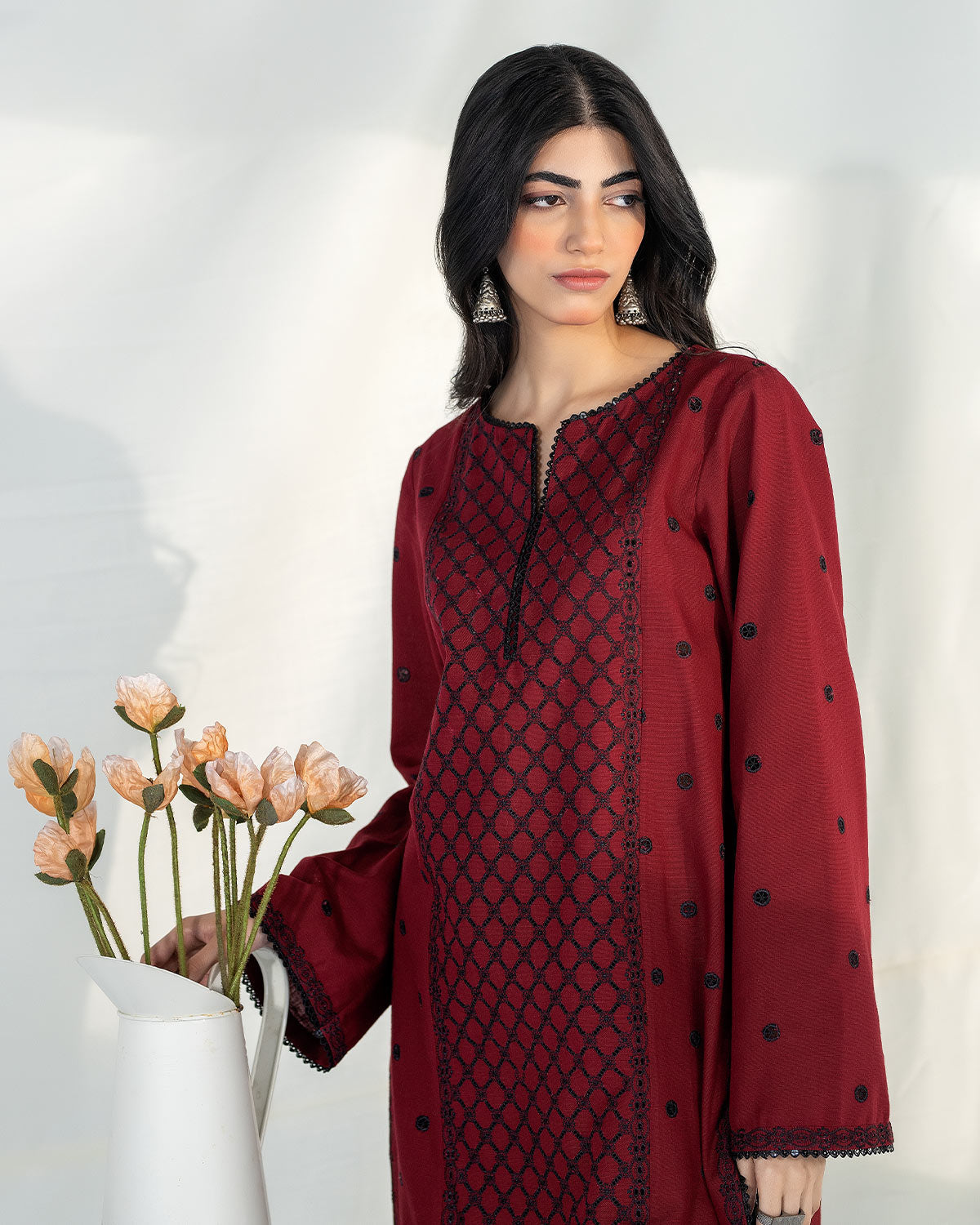 Zevk | Winter Flavour | RASPBERRY -  Zevk Ladies Clothes - Original Designer Dress - House of Maryam