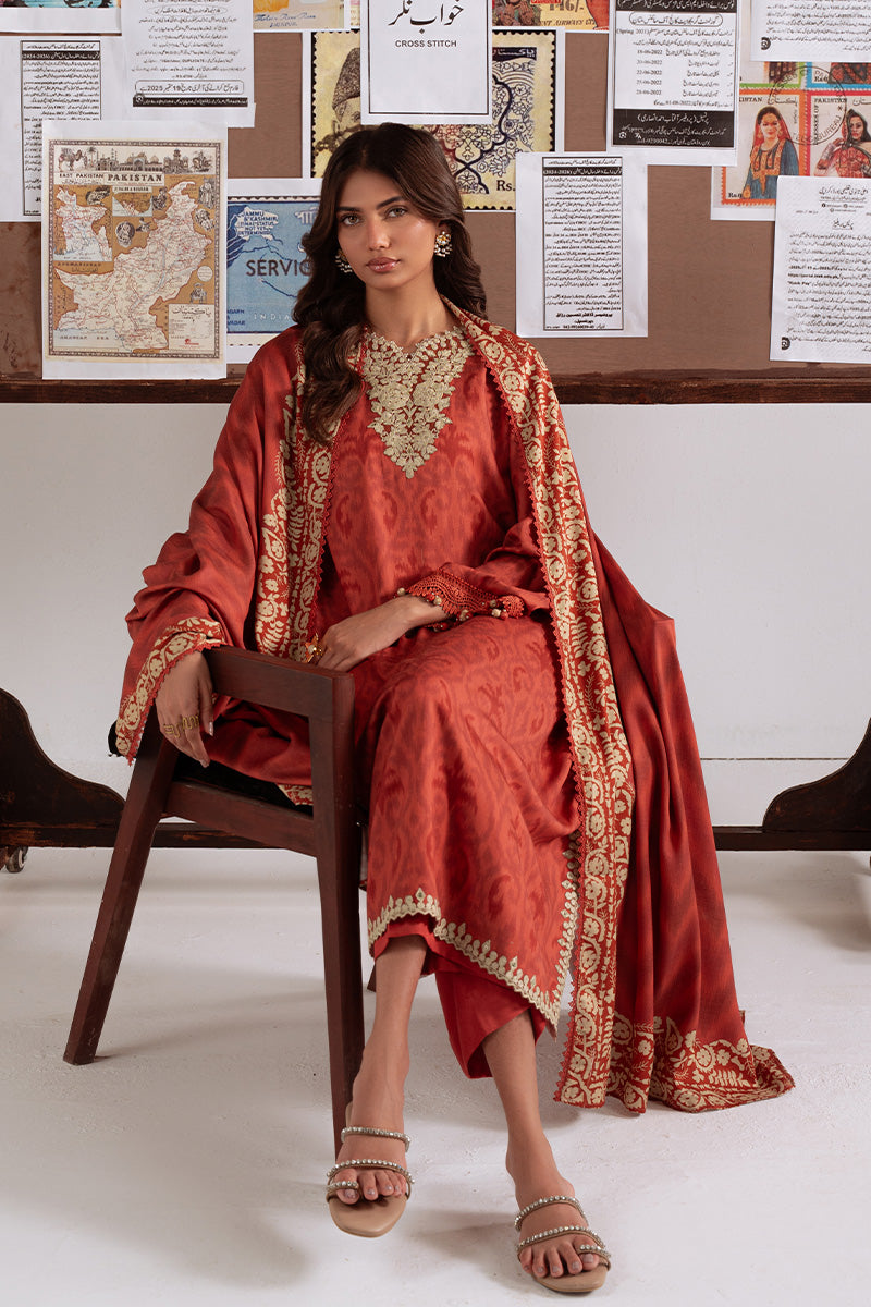 Cross Stitch | Khaddar Linen 25 | RUSTIC AURA, image 5