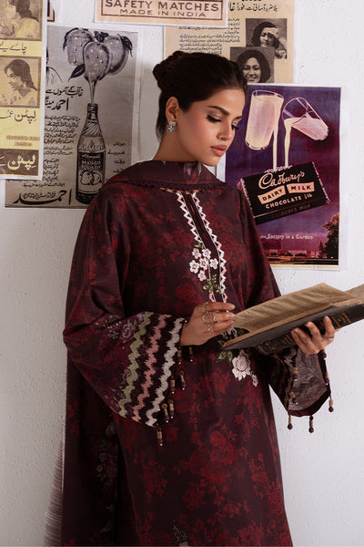 Cross Stitch | Khaddar Linen 25 | FLORAL MELODY