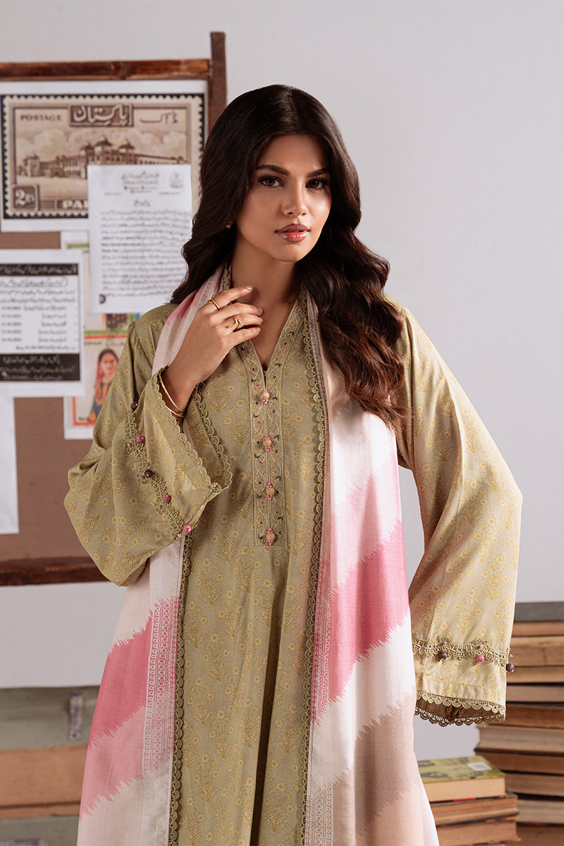 Cross Stitch | Khaddar Linen 25 | SAGE GARLAND, image 4