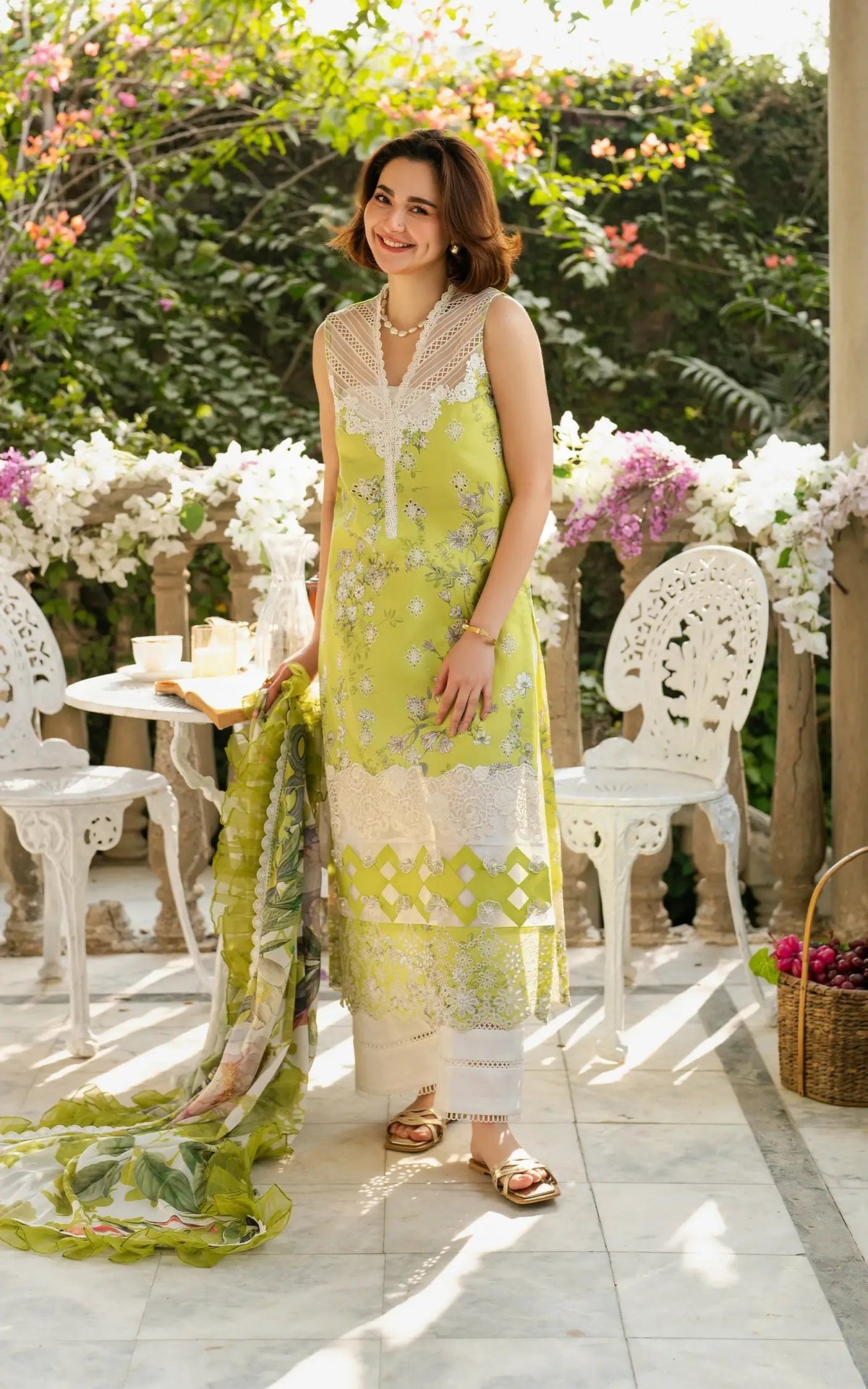 Asifa and Nabeel | Gulkari Summer 25 | Lemonade Dream (GKL-03) -  Asifa and Nabeel Ladies Clothes - Original Designer Dress - House of Maryam