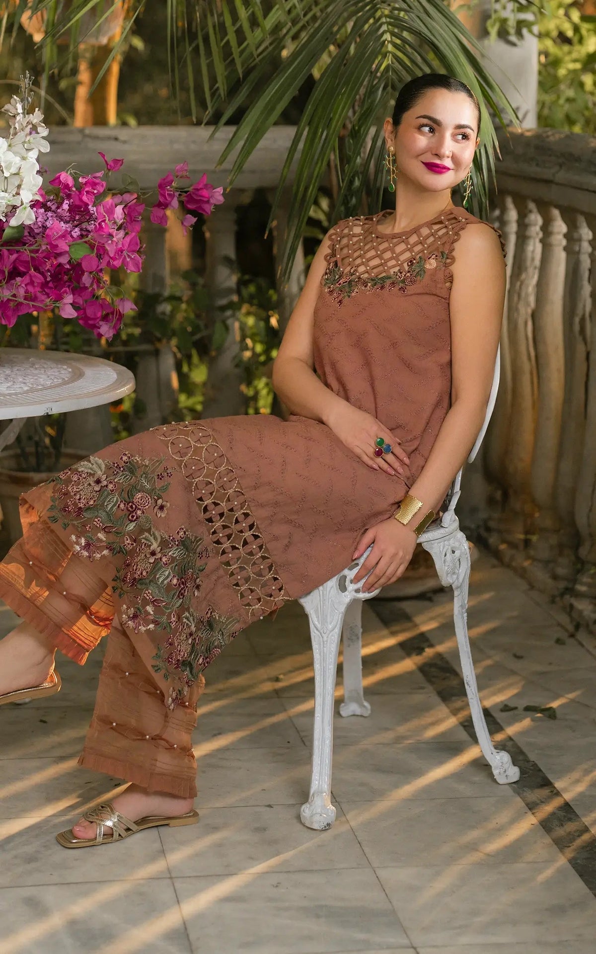 Asifa and Nabeel | Gulkari Summer 25 | Saffron Day (GKL-04) -  Asifa and Nabeel Ladies Clothes - Original Designer Dress - House of Maryam