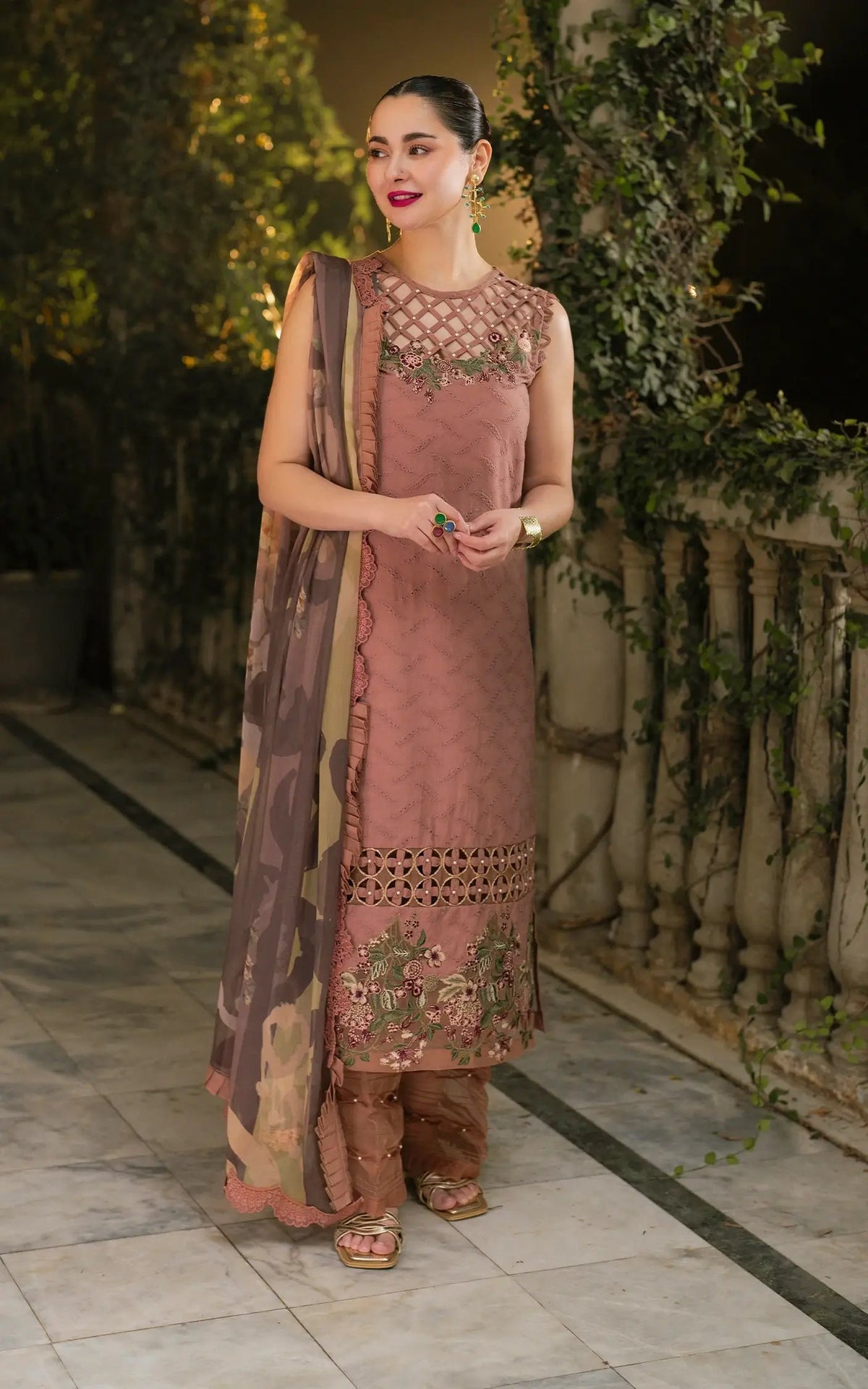 Asifa and Nabeel | Gulkari Summer 25 | Saffron Day (GKL-04) -  Asifa and Nabeel Ladies Clothes - Original Designer Dress - House of Maryam