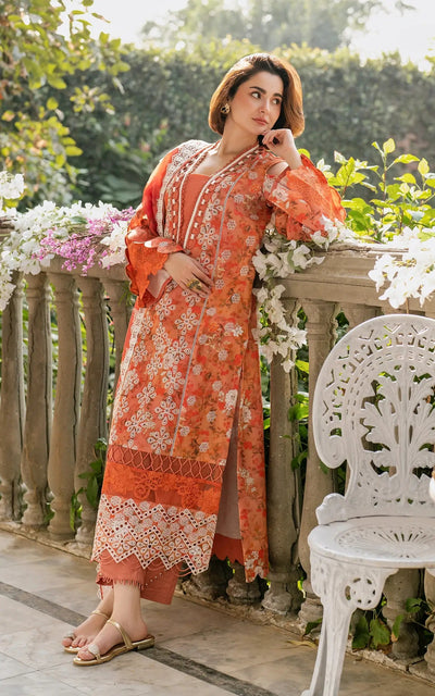 Asifa and Nabeel | Gulkari Summer 25 | Citrus Glow (GKL-08) -  Asifa and Nabeel Ladies Clothes - Original Designer Dress - House of Maryam
