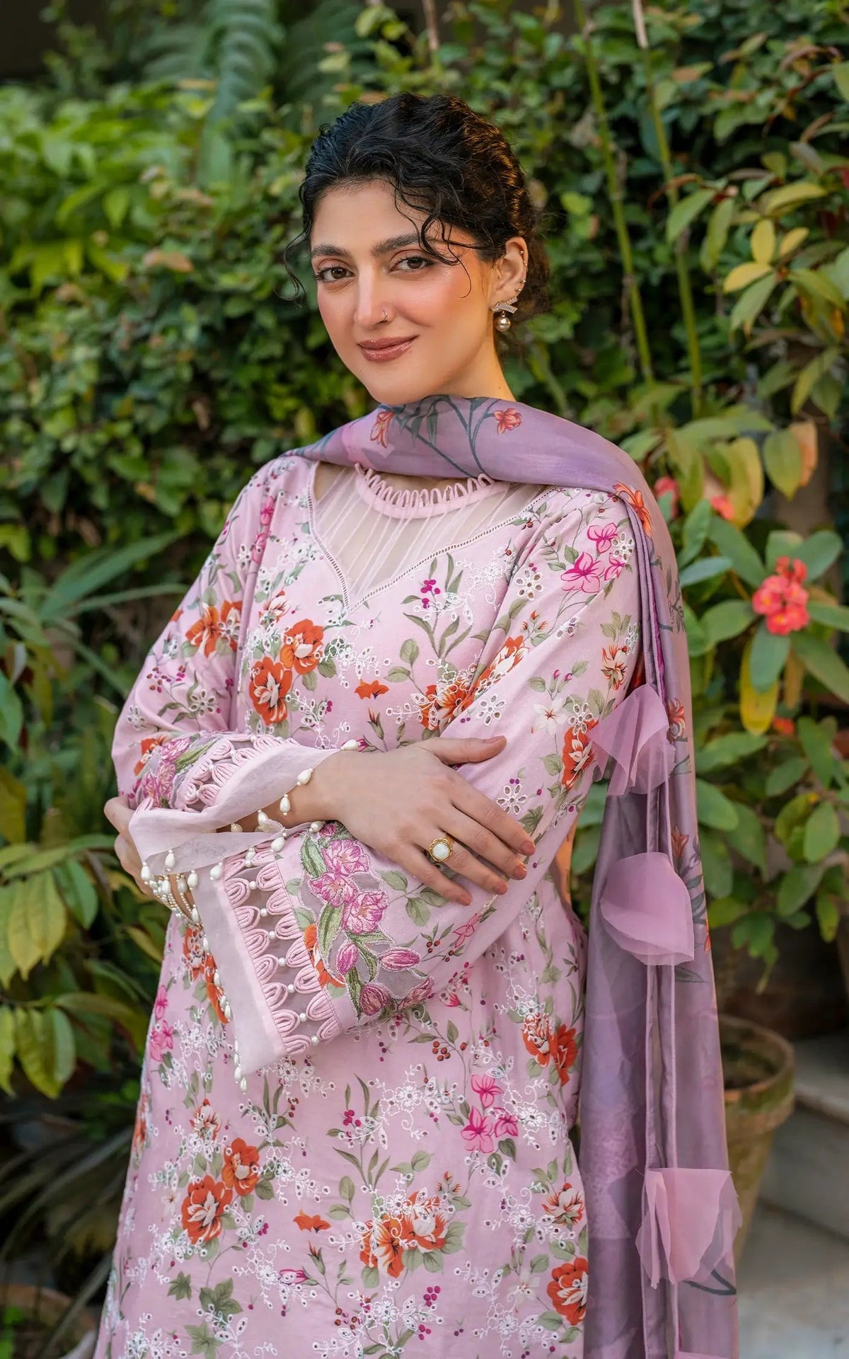 Asifa and Nabeel | Gulkari Summer 25 | Blossom Zephyr (GKL-09) -  Asifa and Nabeel Ladies Clothes - Original Designer Dress - House of Maryam
