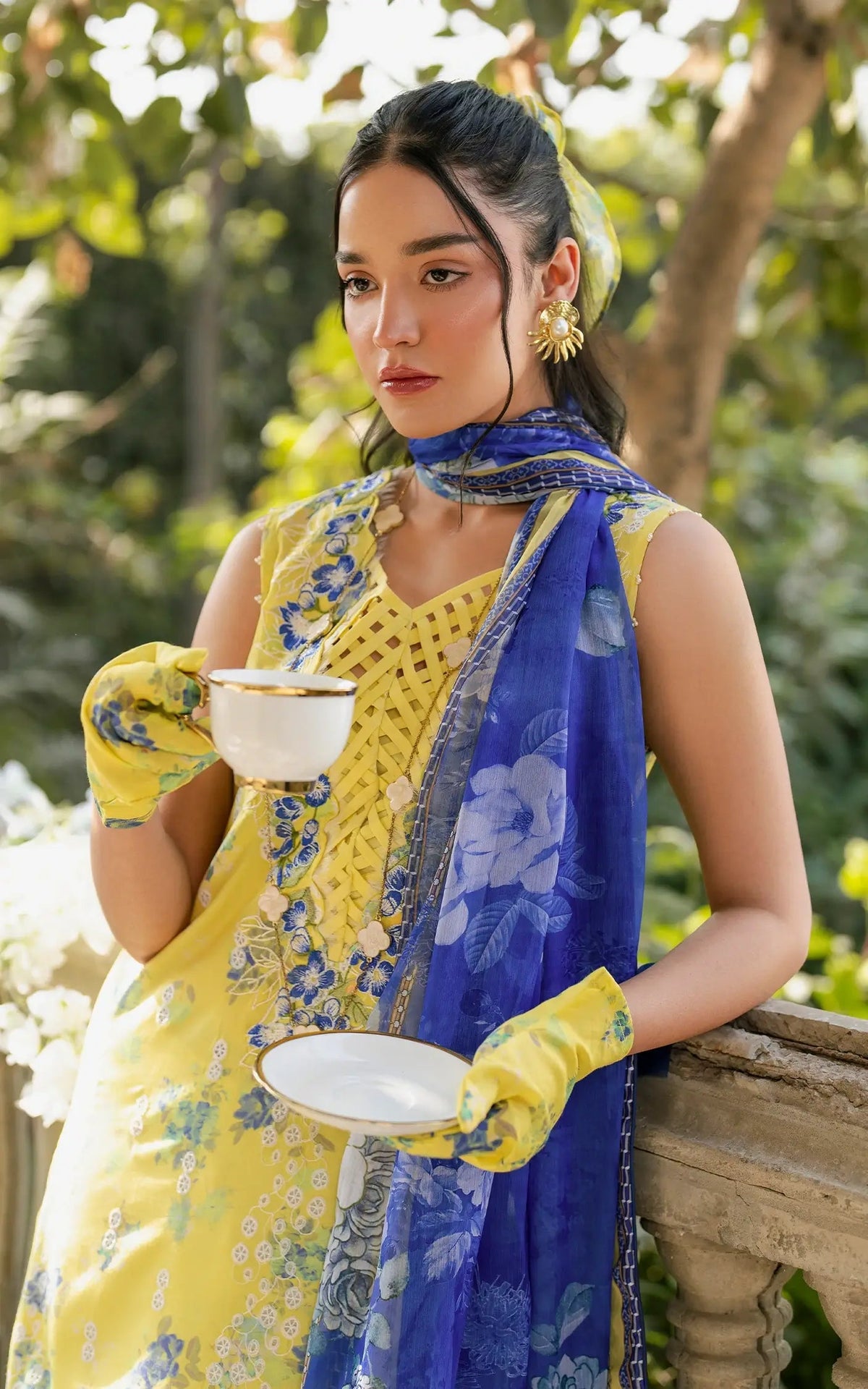 Asifa and Nabeel | Gulkari Summer 25 | Sunlit Breeze (GKL-15) -  Asifa and Nabeel Ladies Clothes - Original Designer Dress - House of Maryam