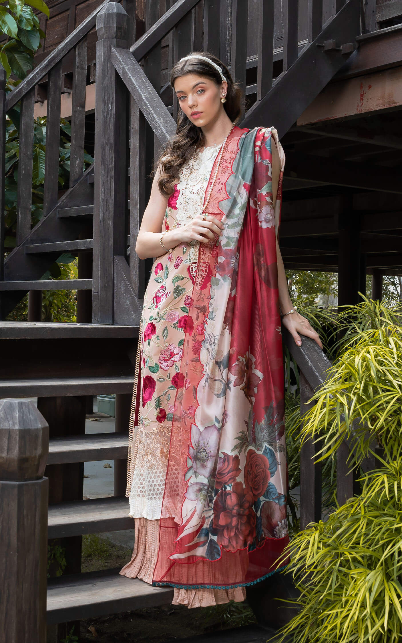 Asifa and Nabeel | Rosemary Ruffles 24 | Botanica by Designer Asifa and Nabeel - House of Maryam - Pakistani Designer Ethnic Wear in {{ shop.shopifyCountryName }}