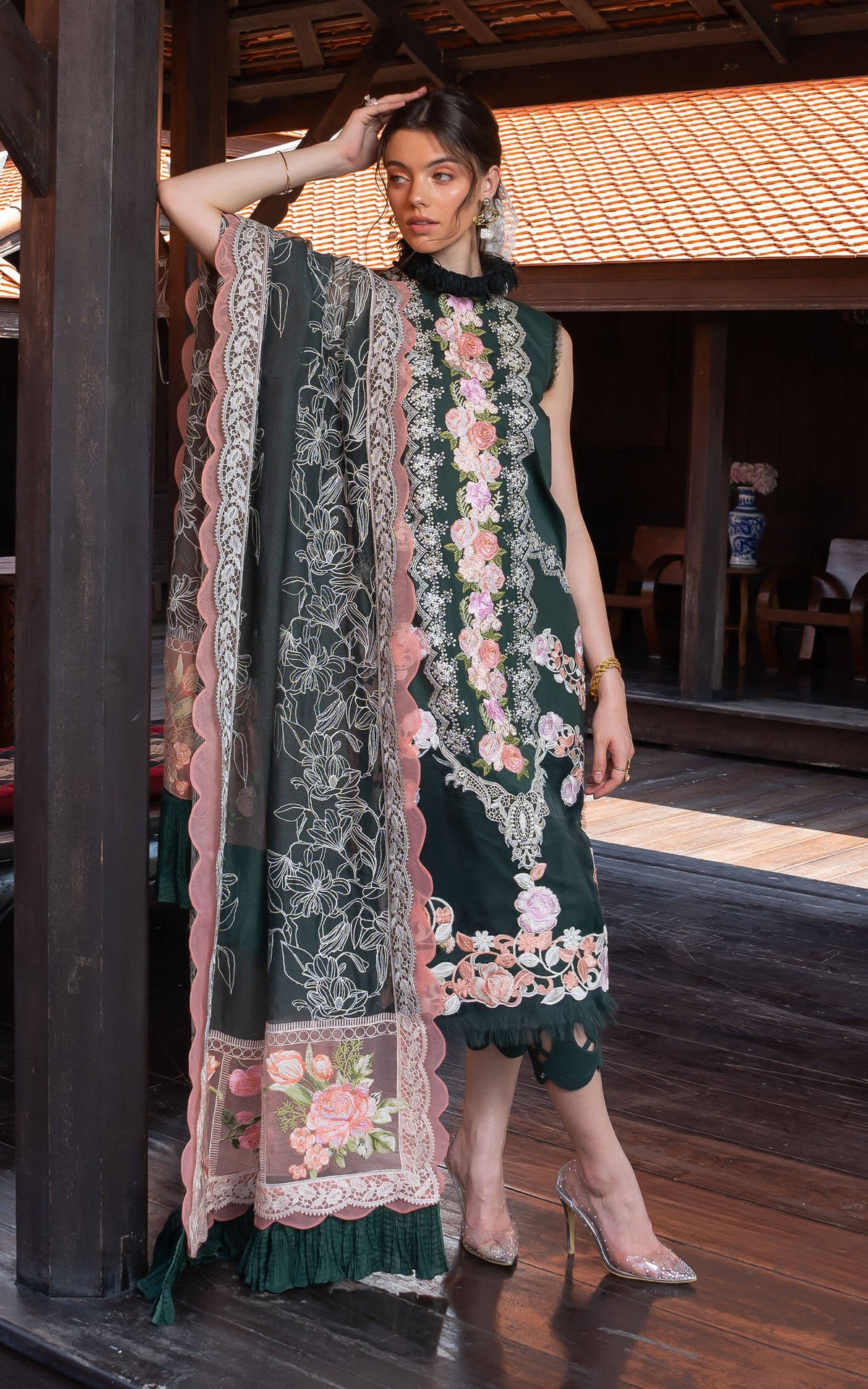 Asifa and Nabeel | Rosemary Ruffles 24 | Charisma -  Asifa and Nabeel Luxury - Original Designer Dress - House of Maryam