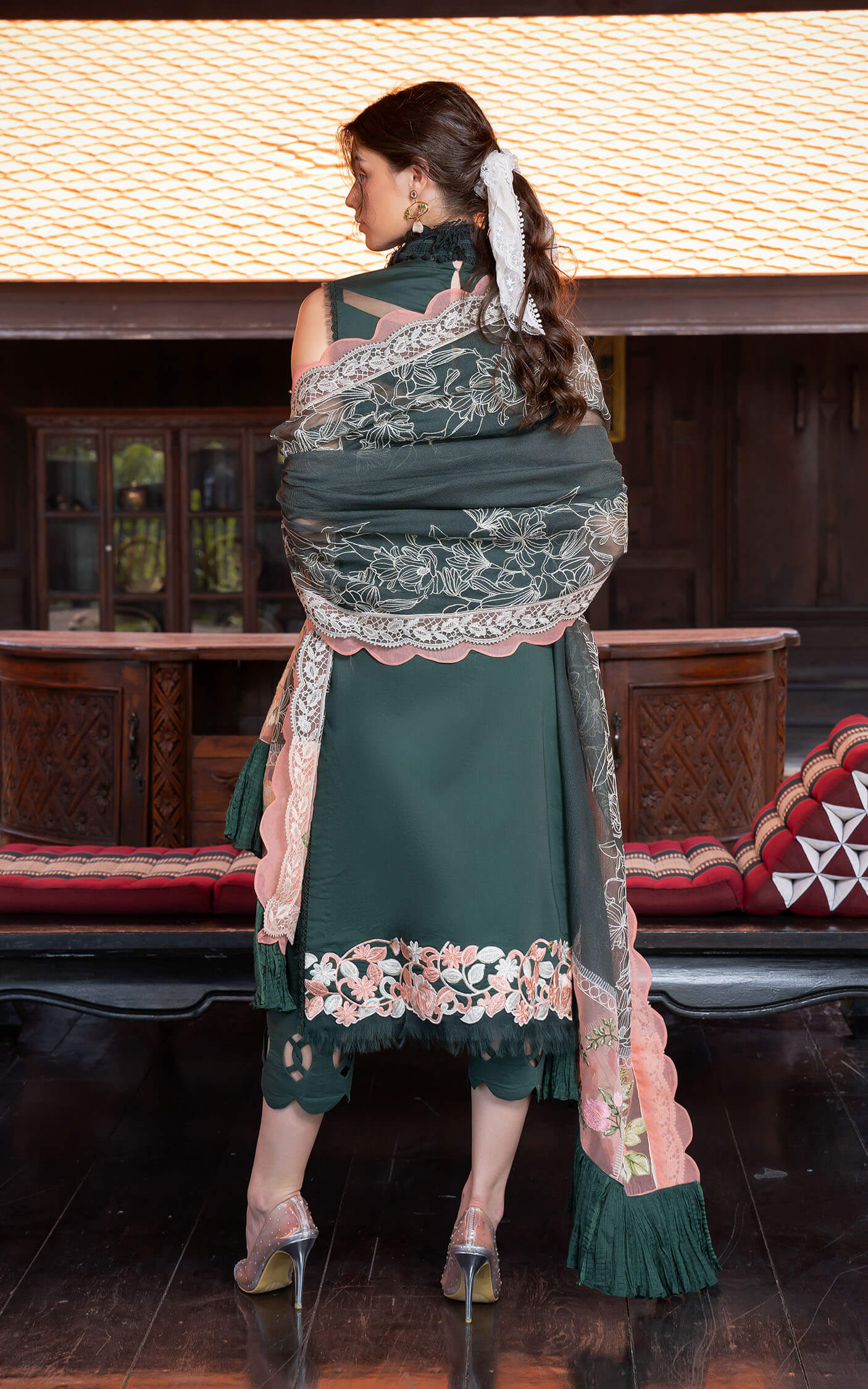 Asifa and Nabeel | Rosemary Ruffles 24 | Charisma by Designer Asifa and Nabeel - House of Maryam - Pakistani Designer Ethnic Wear in {{ shop.shopifyCountryName }}