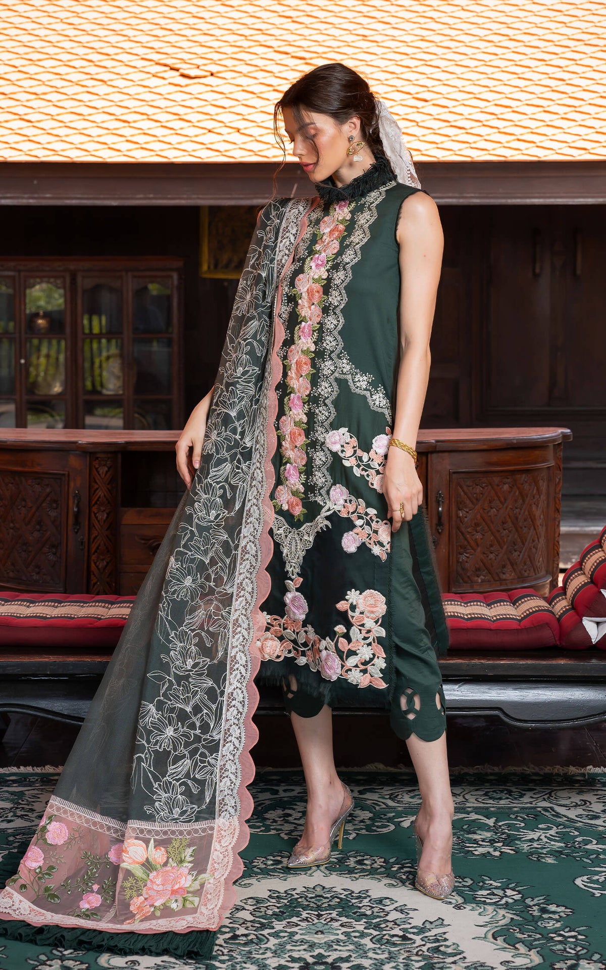Asifa and Nabeel | Rosemary Ruffles 24 | Charisma -  Asifa and Nabeel Luxury - Original Designer Dress - House of Maryam