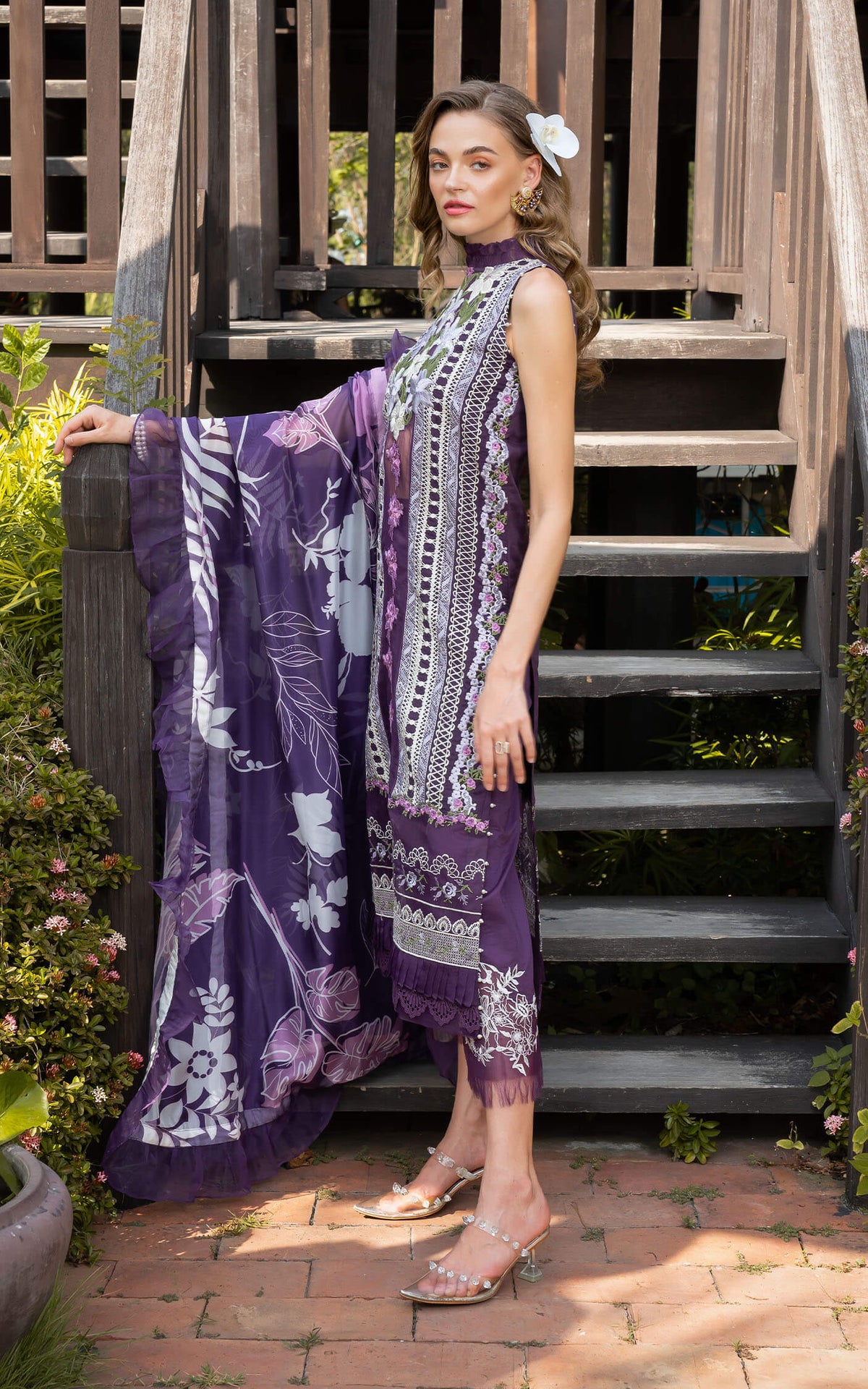 Asifa and Nabeel | Rosemary Ruffles 24 | Dazzle -  Asifa and Nabeel Luxury - Original Designer Dress - House of Maryam