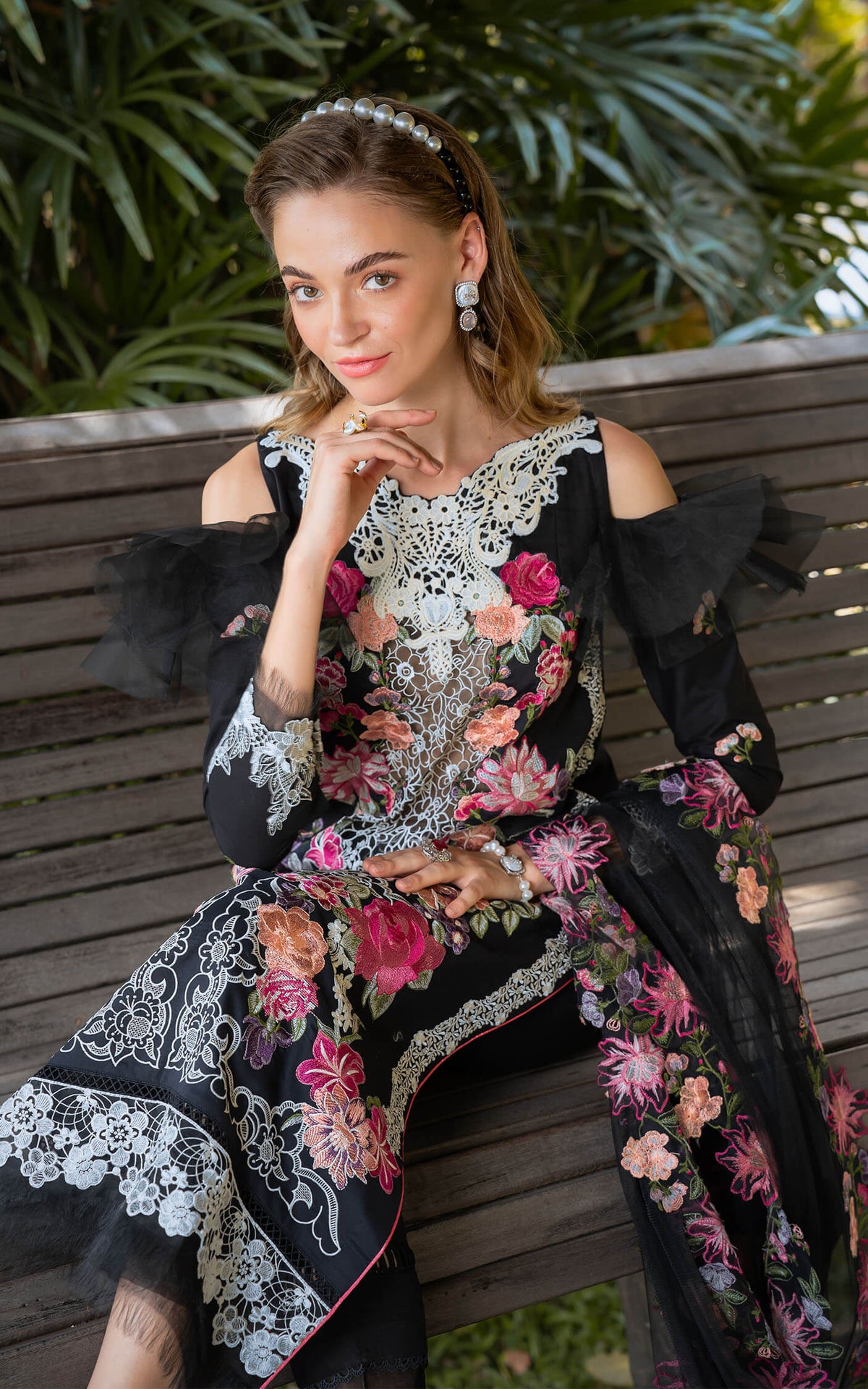 Asifa and Nabeel | Rosemary Ruffles 24 | Euphoria -  Asifa and Nabeel Luxury - Original Designer Dress - House of Maryam