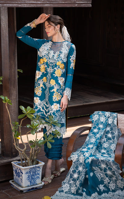Asifa and Nabeel | Rosemary Ruffles 24 | Flora -  Asifa and Nabeel Luxury - Original Designer Dress - House of Maryam