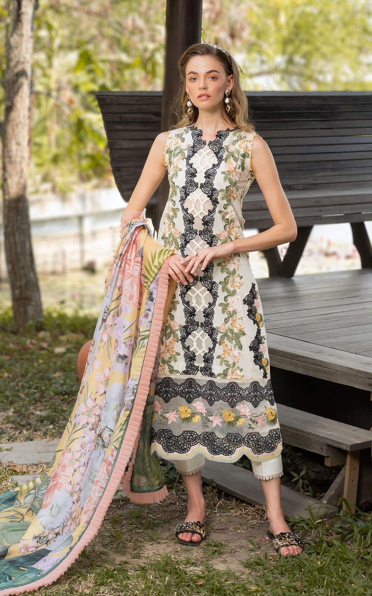 Asifa and Nabeel | Rosemary Ruffles 24 | Mystique -  Asifa and Nabeel Luxury - Original Designer Dress - House of Maryam