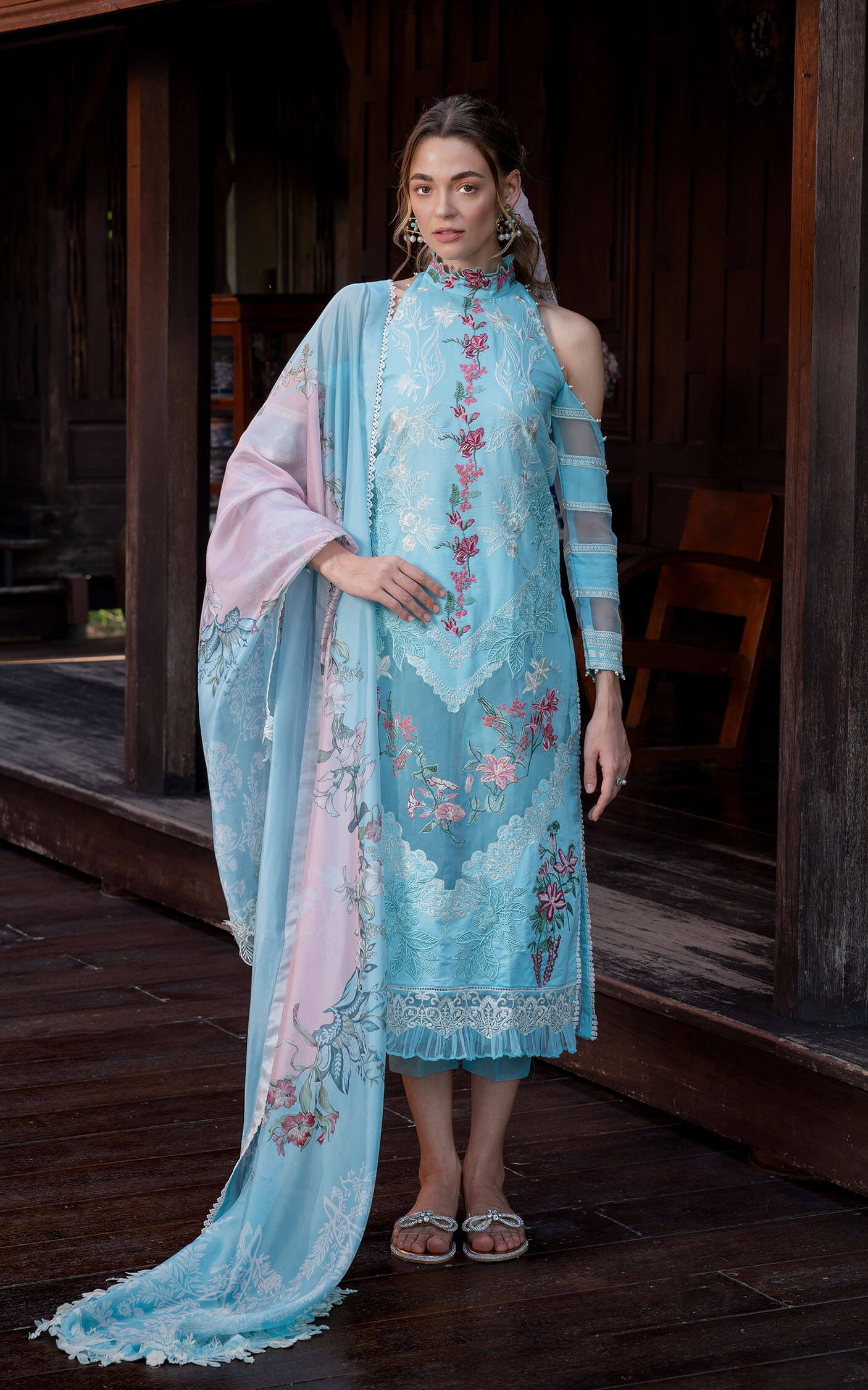 Asifa and Nabeel | Rosemary Ruffles 24 | Utopia by Designer Asifa and Nabeel - House of Maryam - Pakistani Designer Ethnic Wear in {{ shop.shopifyCountryName }}