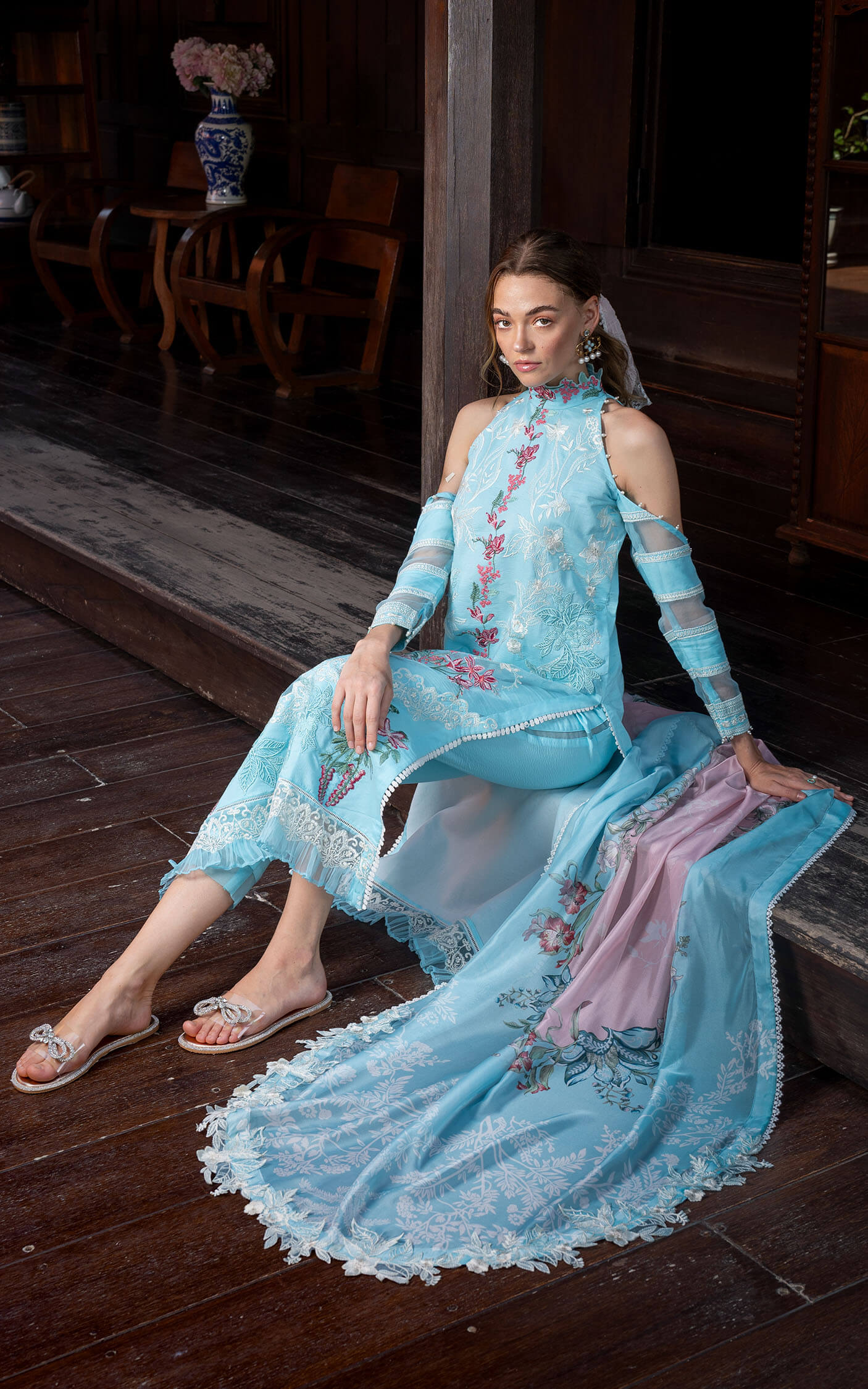 Asifa and Nabeel | Rosemary Ruffles 24 | Utopia by Designer Asifa and Nabeel - House of Maryam - Pakistani Designer Ethnic Wear in {{ shop.shopifyCountryName }}