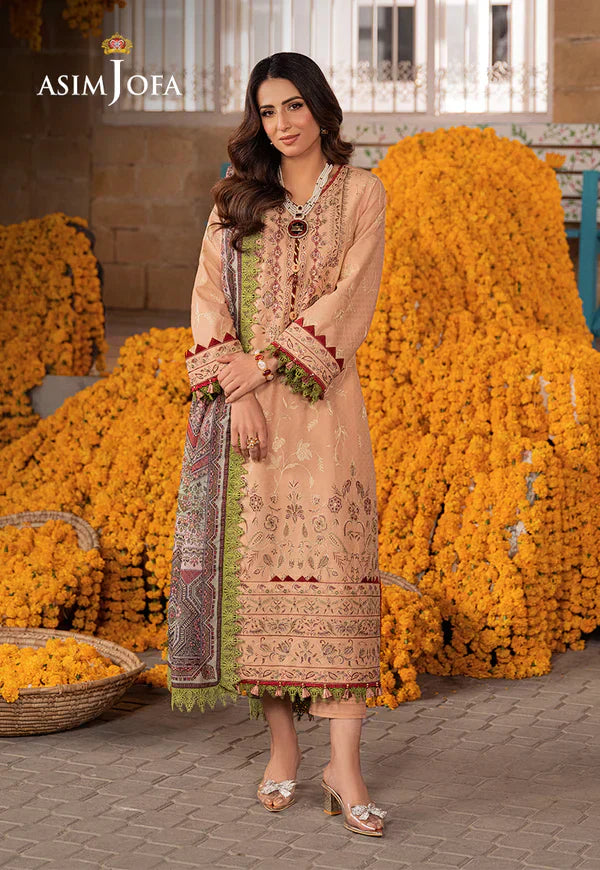 Asim Jofa | Aira Summer Prints | AJAR-31 by Designer Asim Jofa - House of Maryam - Pakistani Designer Ethnic Wear in {{ shop.shopifyCountryName }}