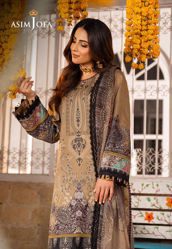 Asim Jofa | Aira Summer Prints | AJAR-16 by Designer Asim Jofa - House of Maryam - Pakistani Designer Ethnic Wear in {{ shop.shopifyCountryName }}