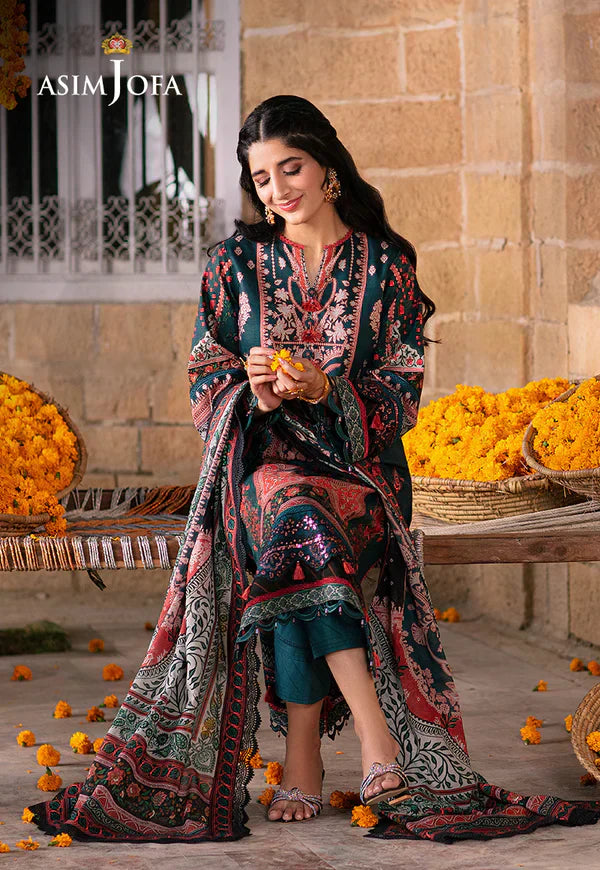 Asim Jofa | Aira Summer Prints | AJAR-13 by Designer Asim Jofa - House of Maryam - Pakistani Designer Ethnic Wear in {{ shop.shopifyCountryName }}