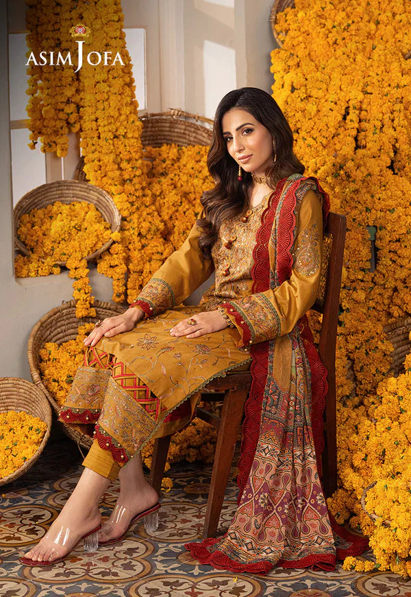 Asim Jofa | Aira Summer Prints | AJAR-28 by Designer Asim Jofa - House of Maryam - Pakistani Designer Ethnic Wear in {{ shop.shopifyCountryName }}