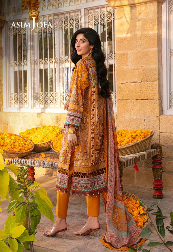 Asim Jofa | Aira Summer Prints | AJAR-15 by Designer Asim Jofa - House of Maryam - Pakistani Designer Ethnic Wear in {{ shop.shopifyCountryName }}