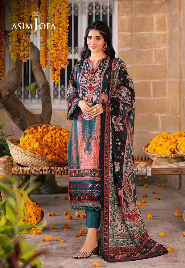 Asim Jofa | Aira Summer Prints | AJAR-13 by Designer Asim Jofa - House of Maryam - Pakistani Designer Ethnic Wear in {{ shop.shopifyCountryName }}