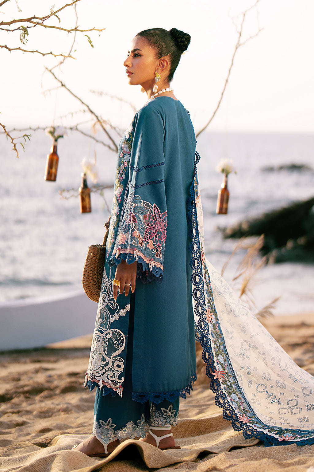 AJR Couture | Dastan Luxury Lawn 25 | Aura -  AJR Couture Ladies Clothes - Original Designer Dress - House of Maryam