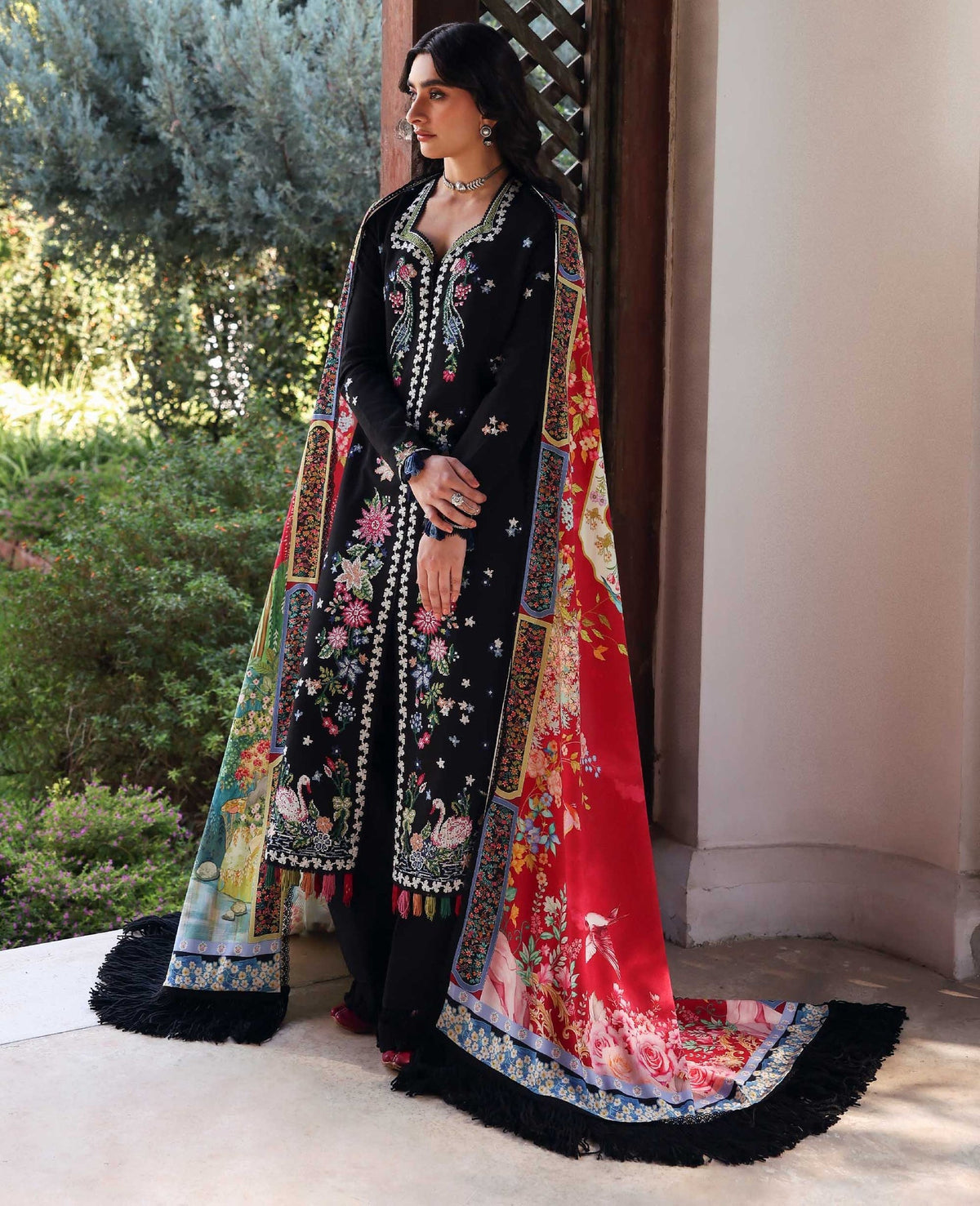 Republic Womenswear | Amaris Luxury Shawl 25 | Aveline-2