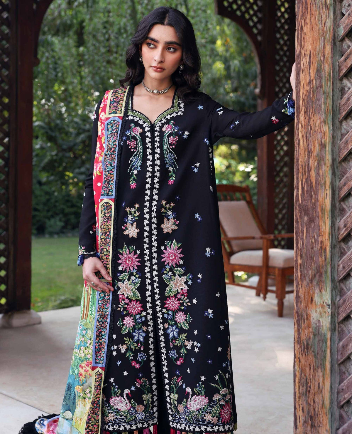 Republic Womenswear | Amaris Luxury Shawl 25 | Aveline-3