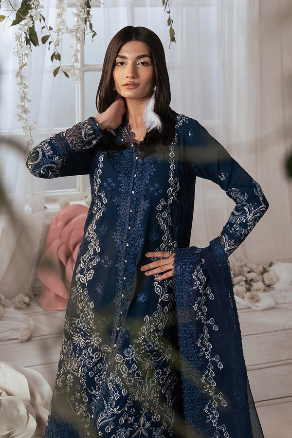 Ayzel | Eudora Luxury Lawn 24 | ESTELLE by Designer Ayzel - House of Maryam - Pakistani Designer Ethnic Wear in {{ shop.shopifyCountryName }}