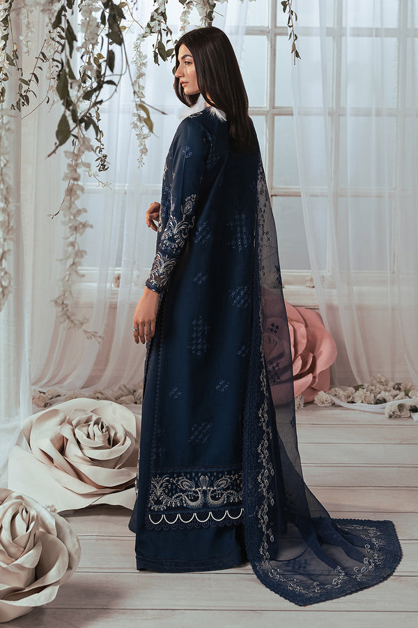 Ayzel | Eudora Luxury Lawn 24 | ESTELLE by Designer Ayzel - House of Maryam - Pakistani Designer Ethnic Wear in {{ shop.shopifyCountryName }}