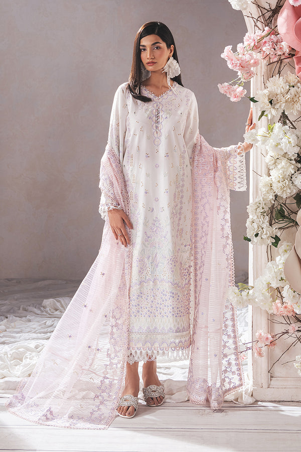 Ayzel | Eudora Luxury Lawn 24 | ELANIA by Designer Ayzel - House of Maryam - Pakistani Designer Ethnic Wear in {{ shop.shopifyCountryName }}