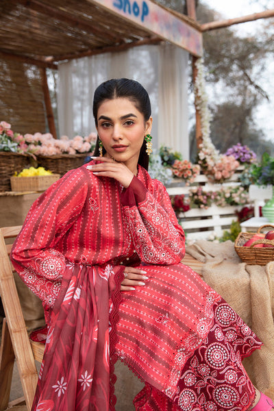 Afrozeh | Ayzel Summer Dream | CARDINAL -  Afrozeh Casuals - Original Designer Dress - House of Maryam