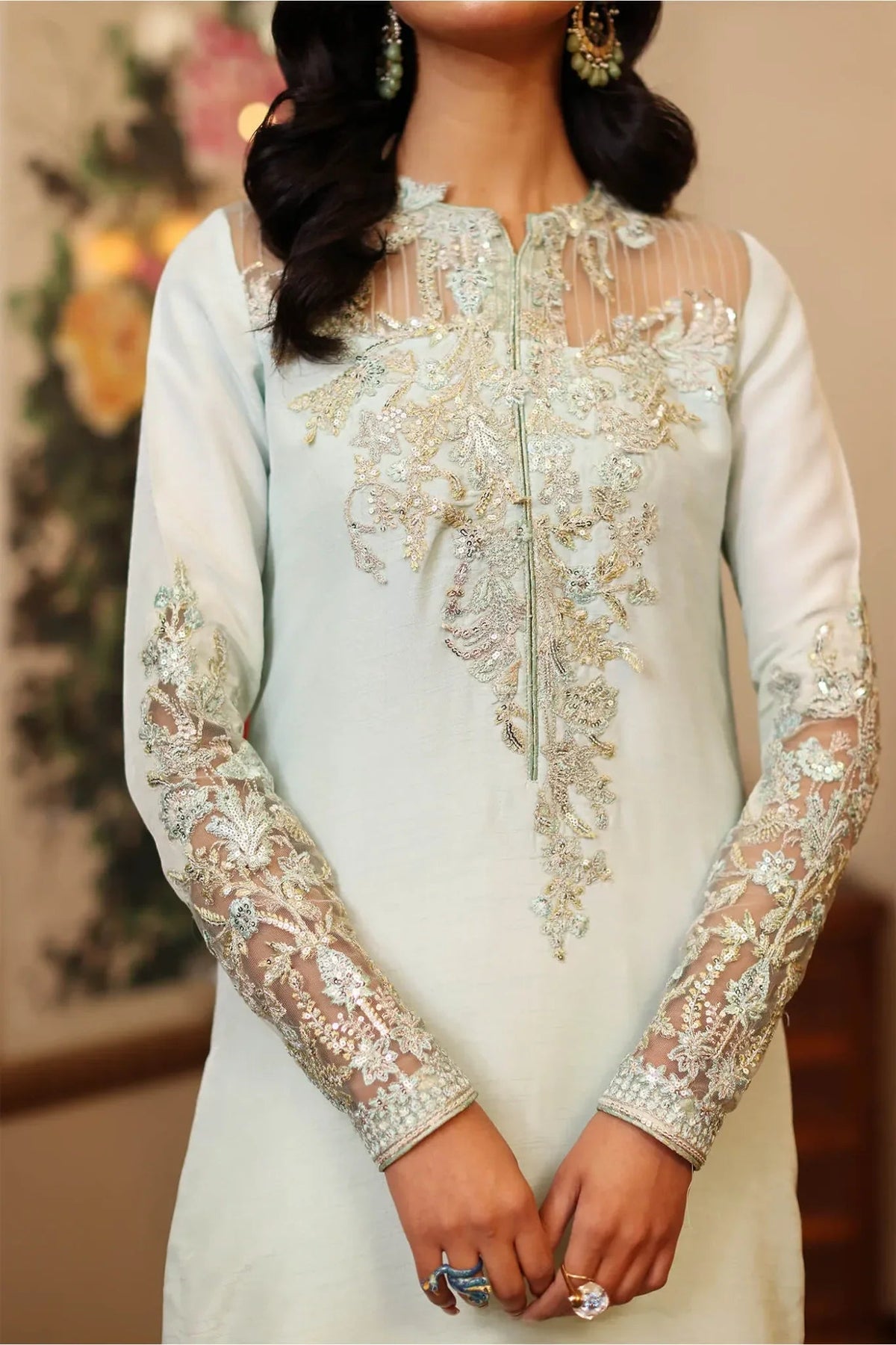 Musferah Saad | Enchante Formals | Azure-4