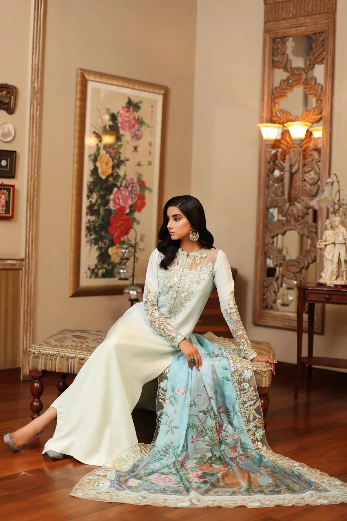 Musferah Saad | Enchante Formals | Azure-7