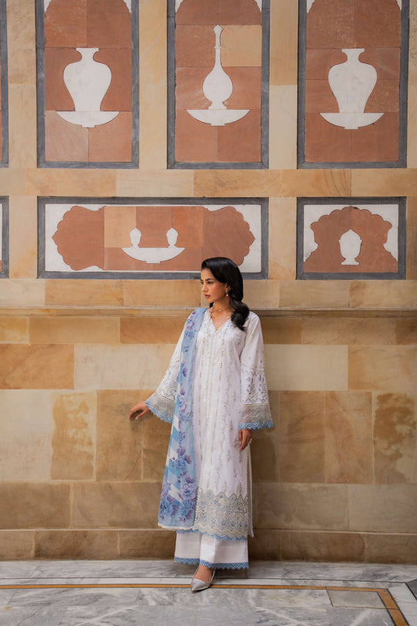 Azzal | Lawn 25 | IVORY