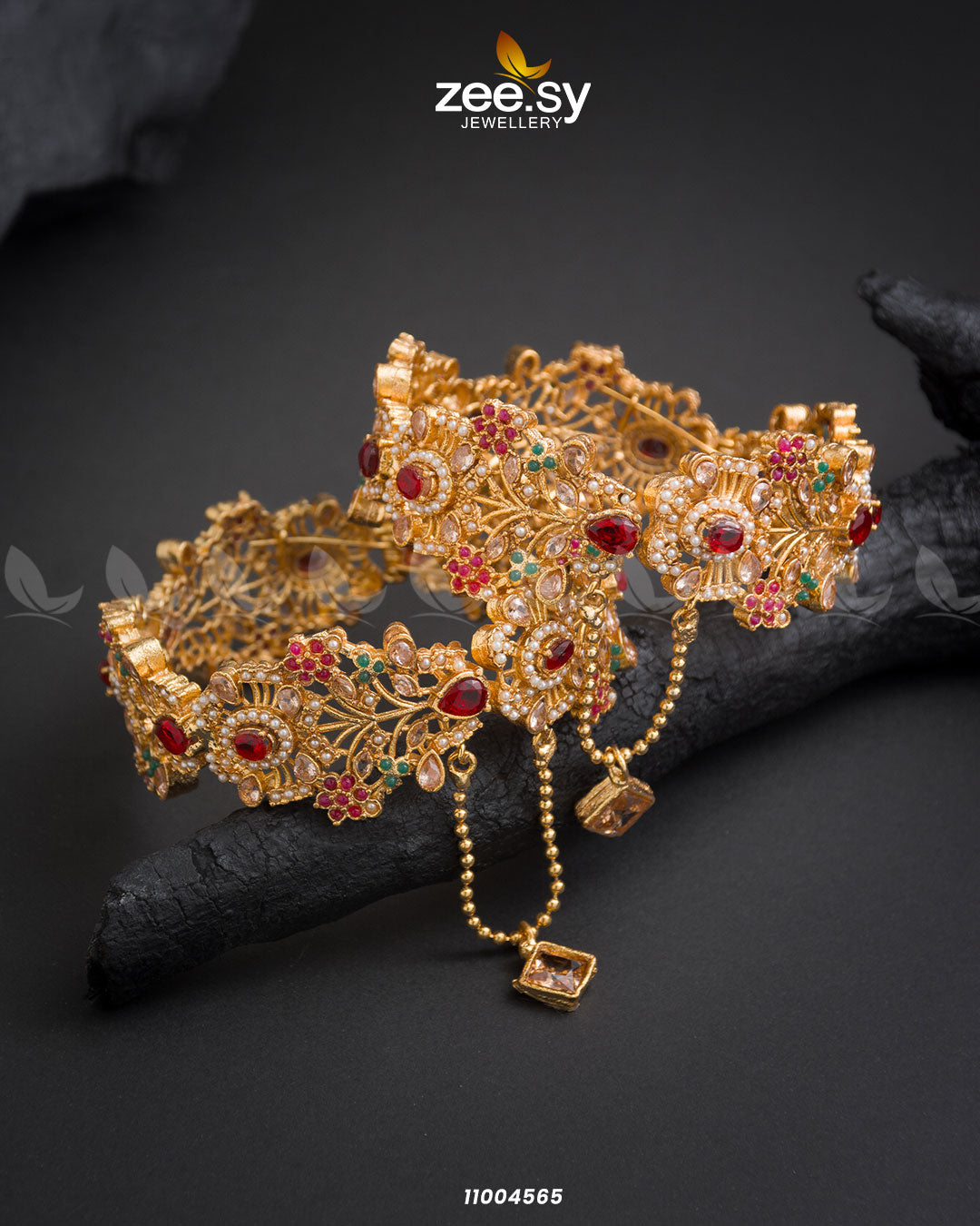 Bangles-0340 -  Zeesy Bangles - Original Designer Dress - House of Maryam