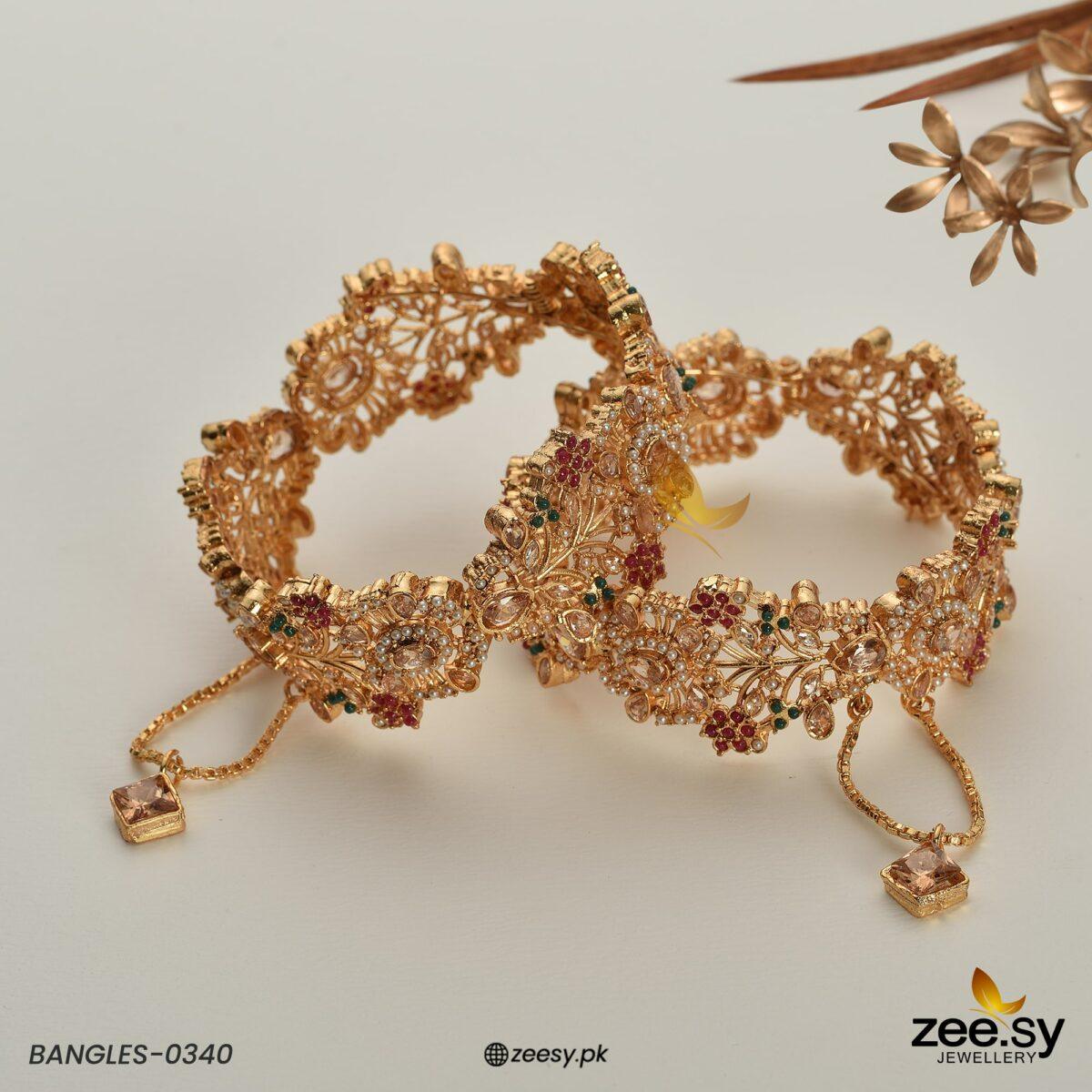 Bangles-0340 -  Zeesy Bangles - Original Designer Dress - House of Maryam